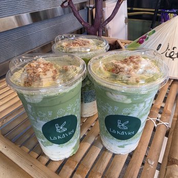 La Ka Viet - Banana Pudding Matcha - Desserts Near Me - Westminster, California