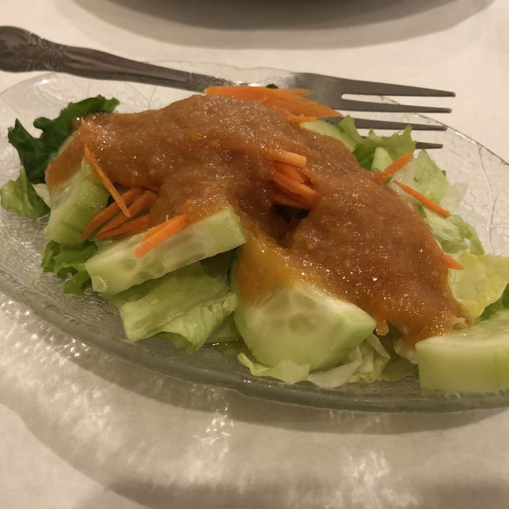 salad with ginger dressing salad with ginger dressing