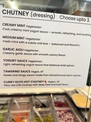 Menu photo 5 Curry Guys Jacksonville, FL