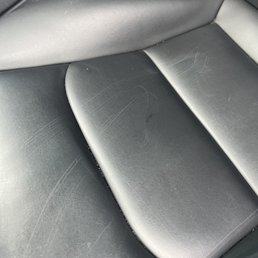 Scratches all over my seat. Scratches all over my seat.
