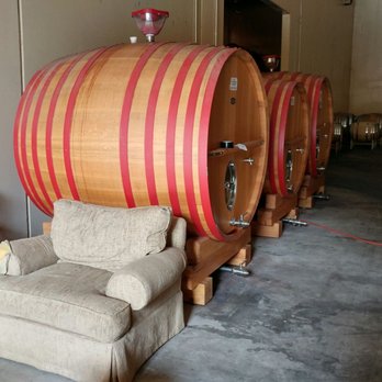 Rabbit Ridge Winery - huge barrels in tasting room / warehouse...furniture puts it in perspective - Wineries Near Me - Paso Robles, California Rabbit Ridge Winery - huge barrels in tasting room / warehouse...furniture puts it in perspective - Wineries Near Me - Paso Robles, California
