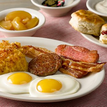 Cracker Barrel Old Country Store - Sunrise Sampler as advertised - American Near Me - Monroe, Michigan Cracker Barrel Old Country Store - Sunrise Sampler as advertised - American Near Me - Monroe, Michigan