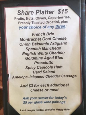 Menu photo 5 Il Vinaio Mesa, AZ