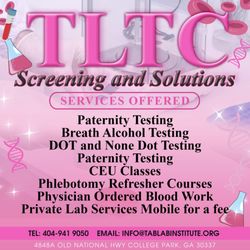 TLTC Screening and solutions - LABORATORY TESTING