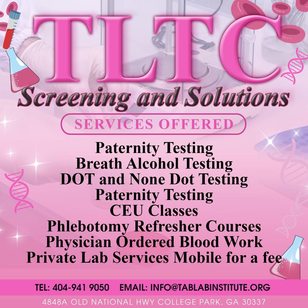 TLTC SCREENING AND SOLUTIONS Updated October 2024 4848 Old National