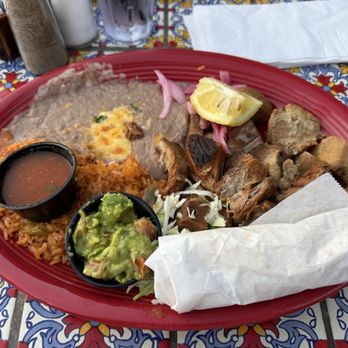 Las Casuelas Terraza - Carnitas plate - Mexican Near Me - Palm Springs, California Las Casuelas Terraza - Carnitas plate - Mexican Near Me - Palm Springs, California