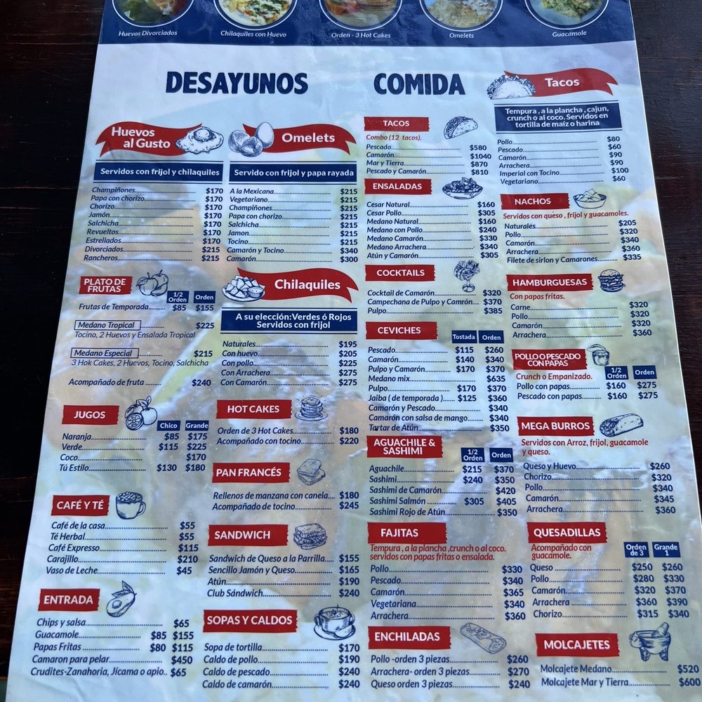 Omega - Menu - Mexican Near Me - Cabo San Lucas, BCS