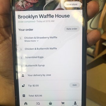 Brooklyn Waffle House - My order - New American Near Me - Brooklyn, New York