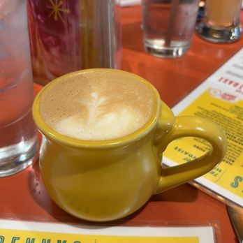 Snooze, an A.M. Eatery - Lavender Latte - Breakfast & Brunch Near Me - Orange, California Snooze, an A.M. Eatery - Lavender Latte - Breakfast & Brunch Near Me - Orange, California