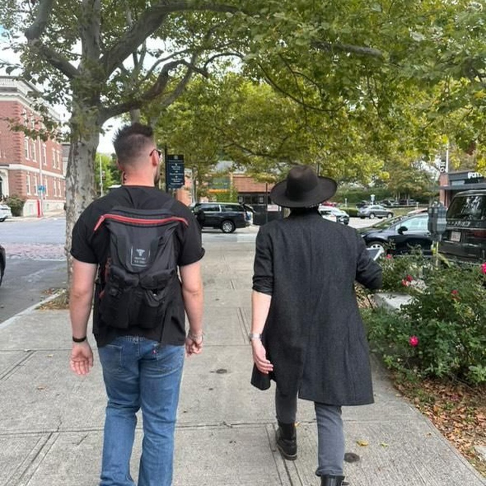 Witch City Walking Tours - Henry our Tour Guide (Right) - Walking Tours Near Me - Salem, Massachusetts Witch City Walking Tours - Henry our Tour Guide (Right) - Walking Tours Near Me - Salem, Massachusetts