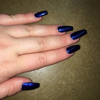 Ivy Nails - Acrylic nail fill with regular Opi polish - Nail Salons Near Me - Brooklyn Park, Minnesota