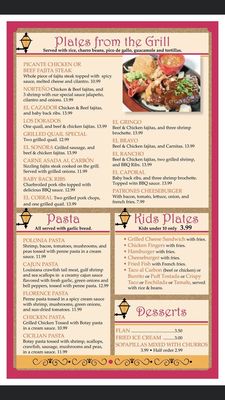 Menu photo 2 Los Patrones Mexican Grill Burton, TX Menu photo 2 Los Patrones Mexican Grill Burton, TX