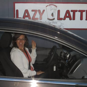 K’s Lazy Latte - a woman in a car - Coffee & Tea Near Me - Anchor Point, Alaska