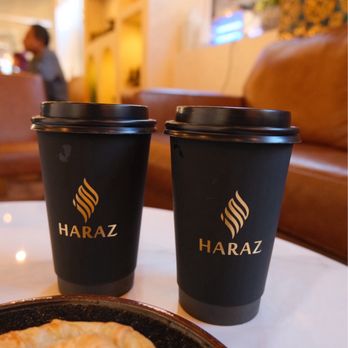 Haraz Coffee House - Disposable cups to stay - Desserts Near Me - New Brunswick, New Jersey