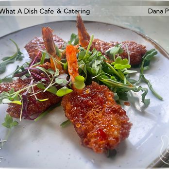What a Dish Cafe & Catering - Coconut shrimp - with thai sweet chili sauce - Caterers Near Me - Dana Point, California