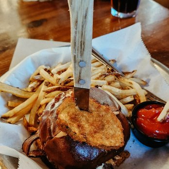 Stack'd Burger Bar - The hangover burger - Burgers Near Me - Milwaukee, Wisconsin