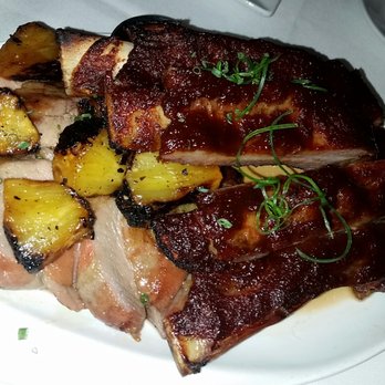 Mike's Bistro - Bbq veal ribs and roasted veal breast with pineapples - New American Near Me - New York, New York