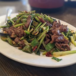 Stir fried spicy beef Stir fried spicy beef