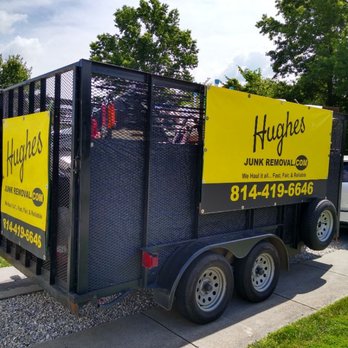 Hughes Junk - 20 Cubic Yard Trash Trailer - Junk Removal & Hauling Near Me - Camp Hill, Pennsylvania