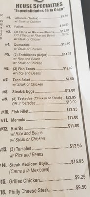 Menu photo 8 Alegria Tacos Oakland Park, FL
