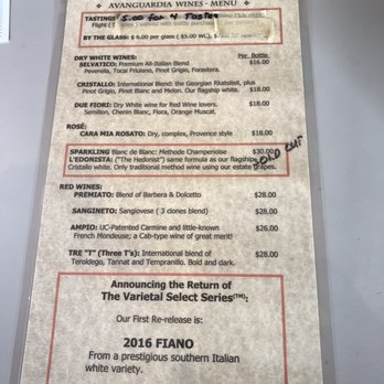 Avanguardia Wines Tasting Room - Wine tasting today 4- wines $5 - Wine Tasting Room Near Me - Grass Valley, California