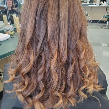 Evergreen Beauty College - Deep conditioner and thermal curls by Sierra. - Cosmetology Schools Near Me - Everett, Washington
