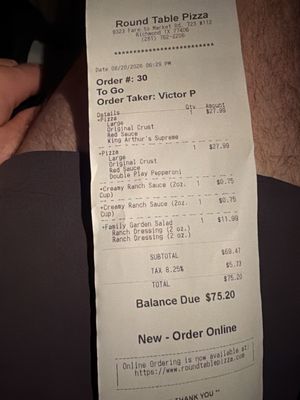 Menu photo 1 Round Table Pizza Richmond, TX Menu photo 1 Round Table Pizza Richmond, TX