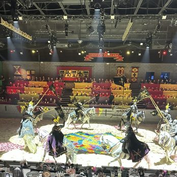 Medieval Times Dinner & Tournament - Exhibiting the fancy horse training - Dinner Theater Near Me - Dallas, Texas