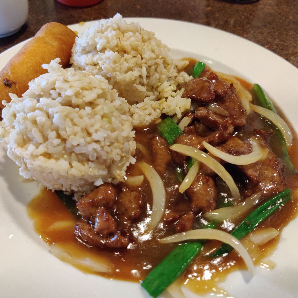 Desert Jade - Lunch Mongolian Beef Combination - Chinese Near Me - Phoenix, Arizona Desert Jade - Lunch Mongolian Beef Combination - Chinese Near Me - Phoenix, Arizona