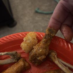 Pluckers Wing Bar - Katy - Wing drum about the size of a tot.