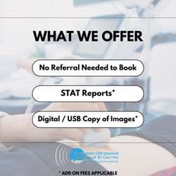 El Cerrito Ultrasound - Our office offers no referral needed scans, STAT reports if needed, and copy of your ultrasound images if desired.