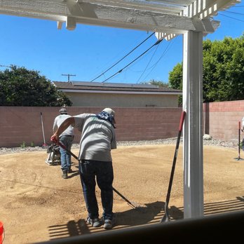 Stays Green Turf - DURING- took out the stones and leveling out before laying down the turf - Artificial Turf Near Me Stays Green Turf - DURING- took out the stones and leveling out before laying down the turf - Artificial Turf Near Me