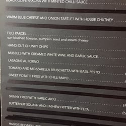 The Wee Bistro - Wee bites, but only available mid week