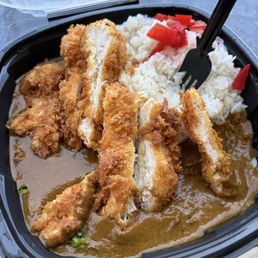 Chicken katsu curry Chicken katsu curry