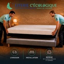 C'écologique - Différents service proposés par Literie C'écologique : livraison / installation et reprise des anciens lits.