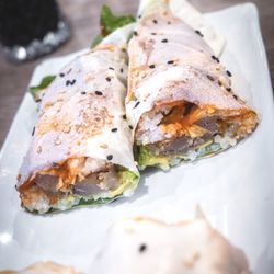 Spicy Albacore Burrito.