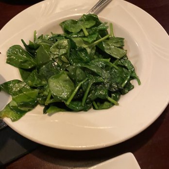Gregory’s Steak & Seafood Grille - Sauteed Spinach - Seafood Near Me - Cocoa Beach, Florida