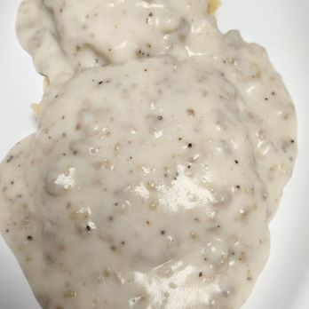Grannie's Restaurant - My friend's biscuits and sausage gravy - Breakfast & Brunch Near Me - Crystal River, Florida
