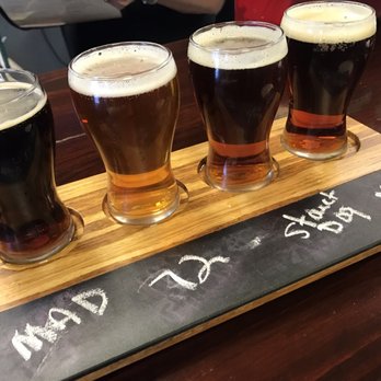 The Press - Day time beer flight! - Burgers Near Me - Saint Augustine, Florida