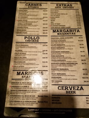Menu photo 7 Maria's Mexican Restaurant Chicago, IL