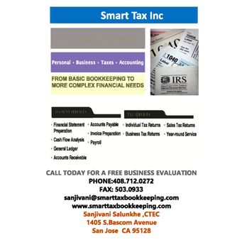 Smart Tax - Bookkeepers Near Me - San Jose, California Smart Tax - Bookkeepers Near Me - San Jose, California