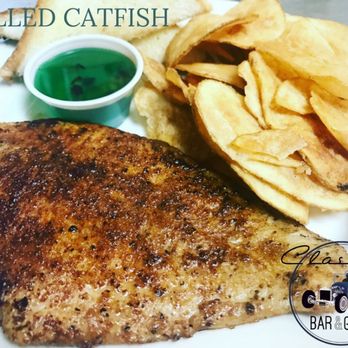Classic's Bar & Grill - Grilled catfish with jalapeno coconut jelly. Mmmm....
Warning: Catfish is so good, you may eat more than one serving. Open at 11am - American Near Me - Harlingen, Texas