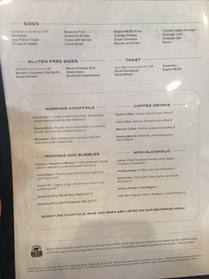 Menu photo 8 Betto's Bistro Morgan Hill, CA