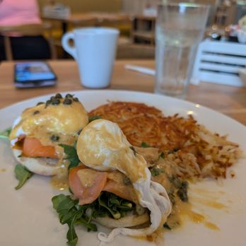 Broken Yolk Cafe - Smoked Salmon Benedict - Breakfast & Brunch Near Me - McKinney, Texas
