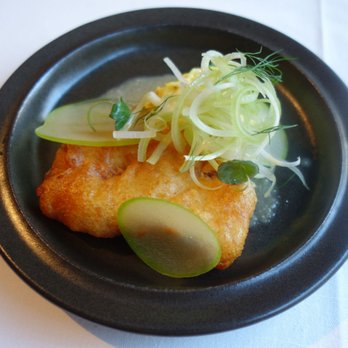 Cafe Nizza - 05/27/18 Cafe Nizza - Fried Pike Perch, Apple. Curry Remoulade - Restaurants Near Me - Stockholm, Alberta