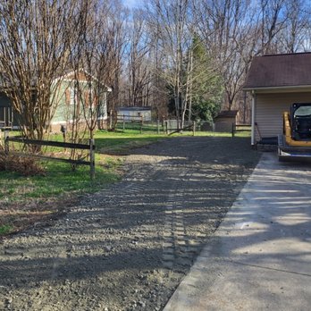 Site Prep And Hauling - After grading and spreading crush and run for additional parking - Handyman Near Me Site Prep And Hauling - After grading and spreading crush and run for additional parking - Handyman Near Me