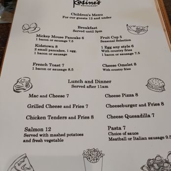 Rosine's Restaurant - Kinds Menu - American Near Me - Monterey, California Rosine's Restaurant - Kinds Menu - American Near Me - Monterey, California