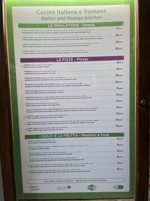 Menu photo 3 Origano Trevi Rome, RM Menu photo 3 Origano Trevi Rome, RM