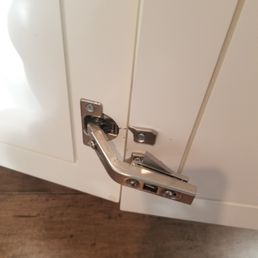 After just a year post install - our hinges are already breaking. PCC told us cheap hinges work just fine?? After just a year post install - our hinges are already breaking. PCC told us cheap hinges work just fine??