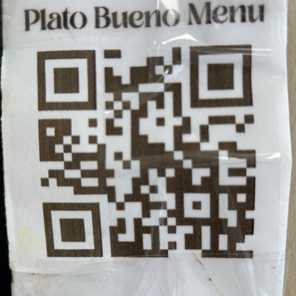 Plato Bueno - Menu QR code - Dominican Near Me - Glassboro, New Jersey